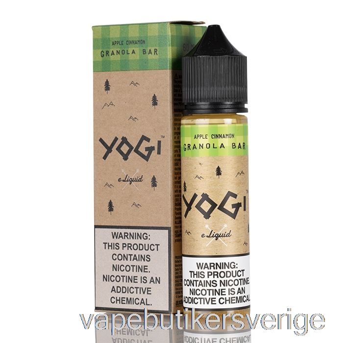 Vape Sverige äpple Kanel Granola Bar - Yogi E-vätska - 60ml 0mg